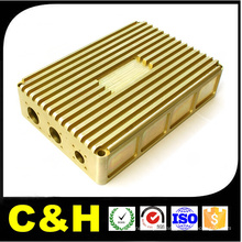 Polished Brass CNC Milled Wire EDM Cutted Parts